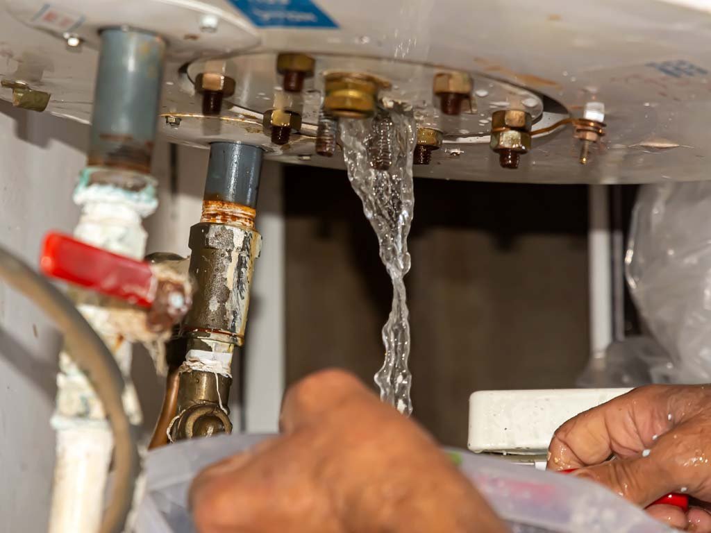 Boiler lekkage
